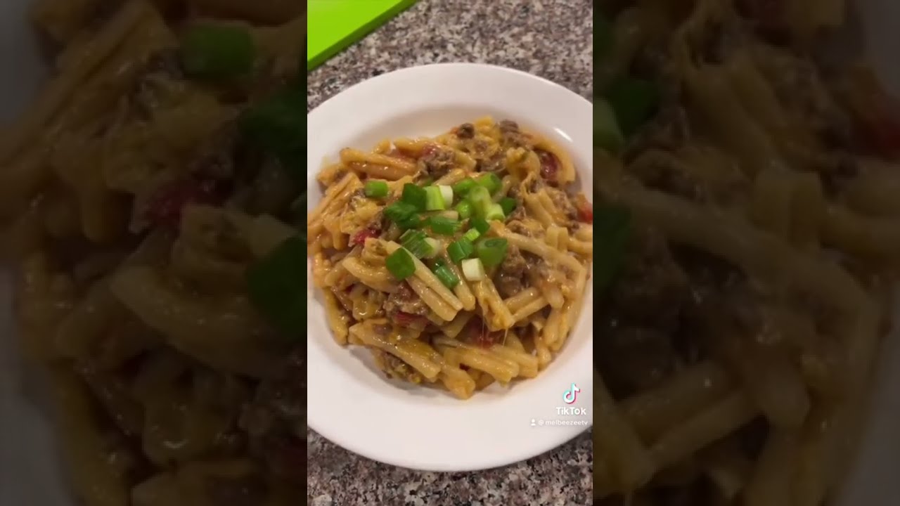 CHEESEBURGER PASTA RECIPE
