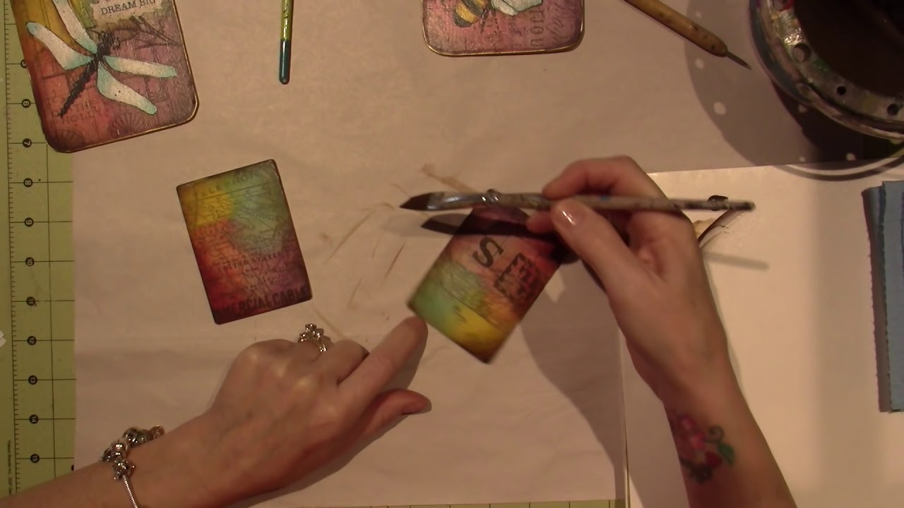 More painted ATC's