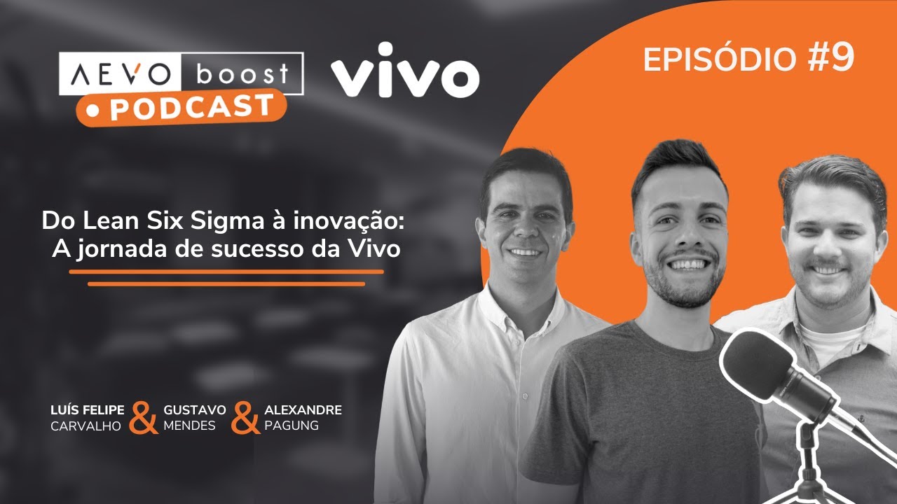 Do Lean Six Sigma &agrave; inova&ccedil;&atilde;o: a jornada de sucesso da Vivo com Gustavo Mendes | AEVO Boost #9