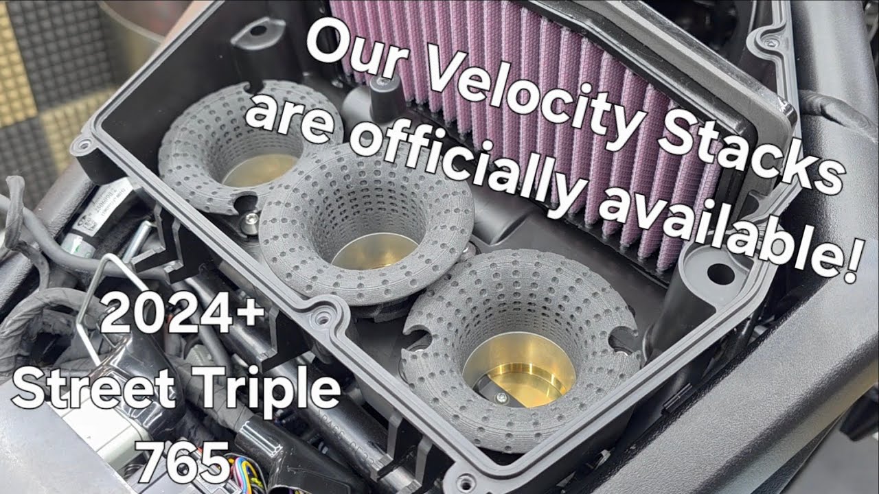 Наши выхлопные трубы 2WDW Street Triple 765 Velocity Stacks наконец-то готовы!