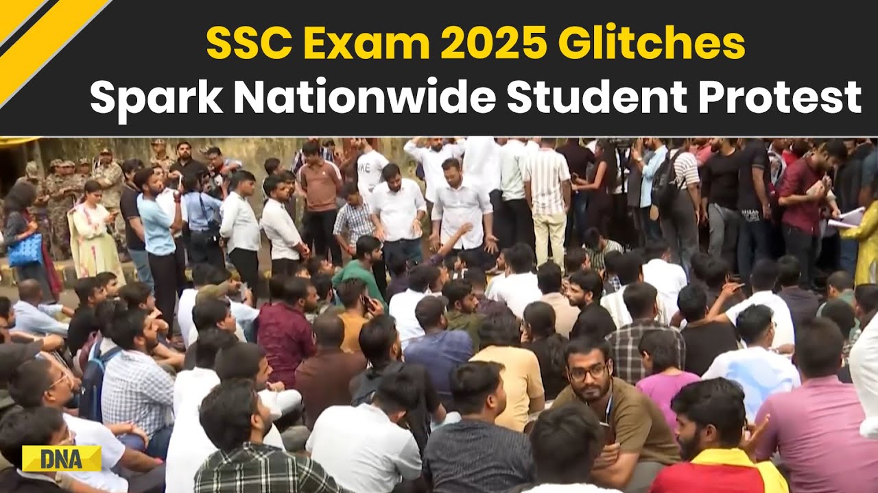 SSC Protest: Students, Educators Protest In Delhi Over Exam Cancellations, Technical Glitches