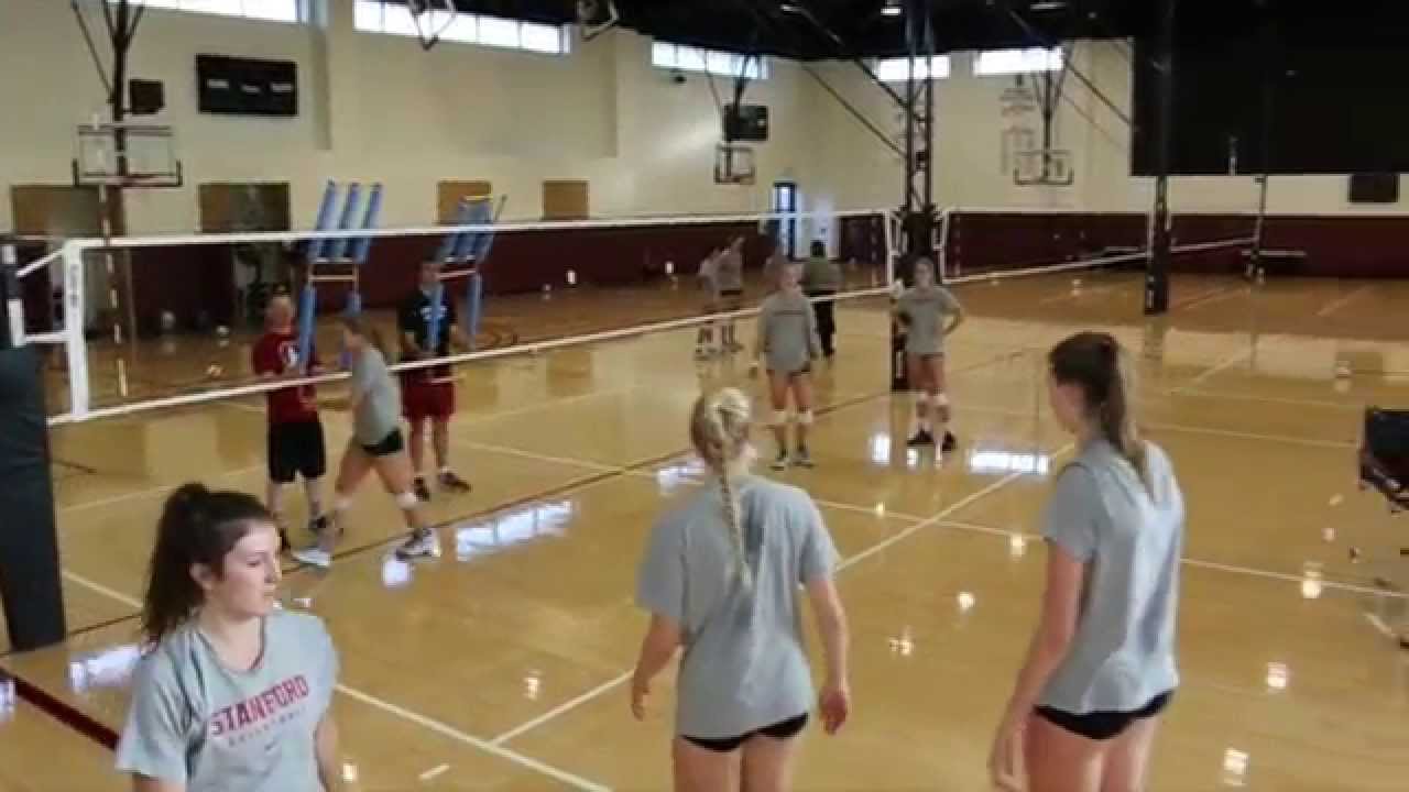 Volleyball seam hitting drill with John Dunning - The Art of Coaching Volleyball