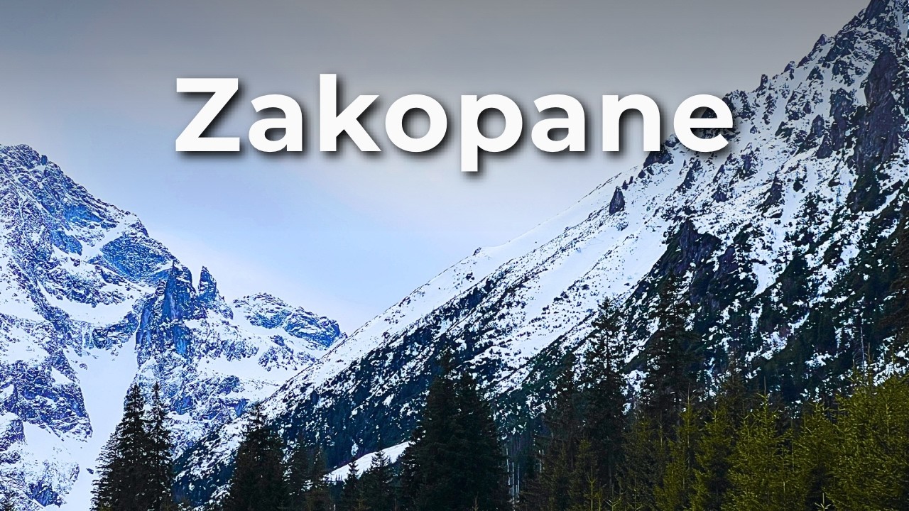 Polish Tatra Mountains, Zakopane and a train journey 🇵🇱 | Silent Travel 4K ASMR