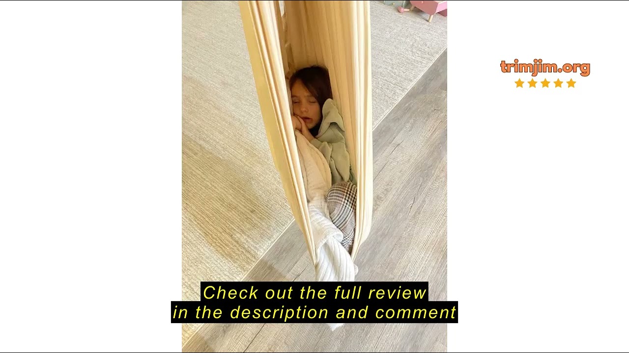Review Marlowe & Co Indoor Outdoor Double Layer Cotton Sensory Compression Swing, Special Needs Ther