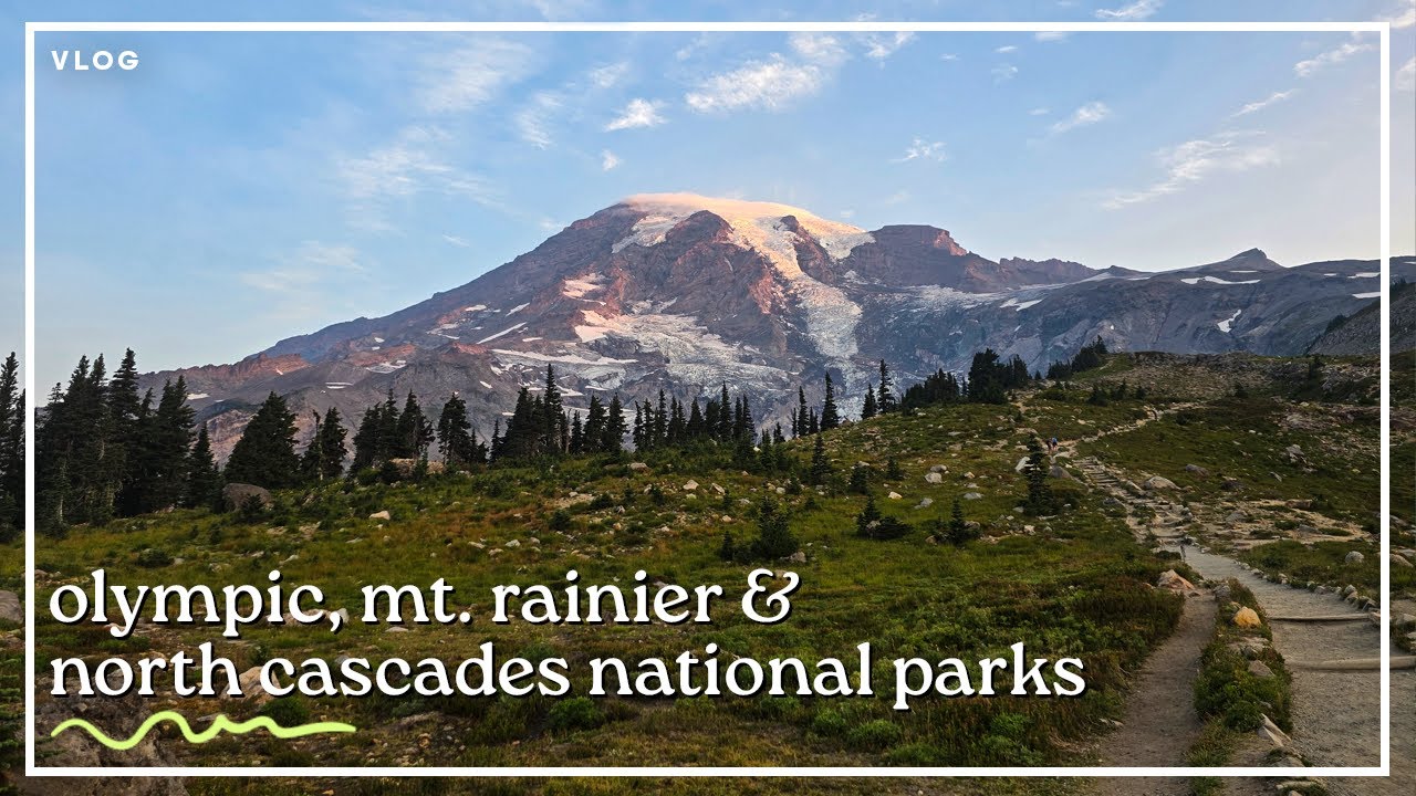 Saw a mountain goat, it was all worth it 🐐 | Olympic, Mt. Rainier & North Cascades Vacation Vlog