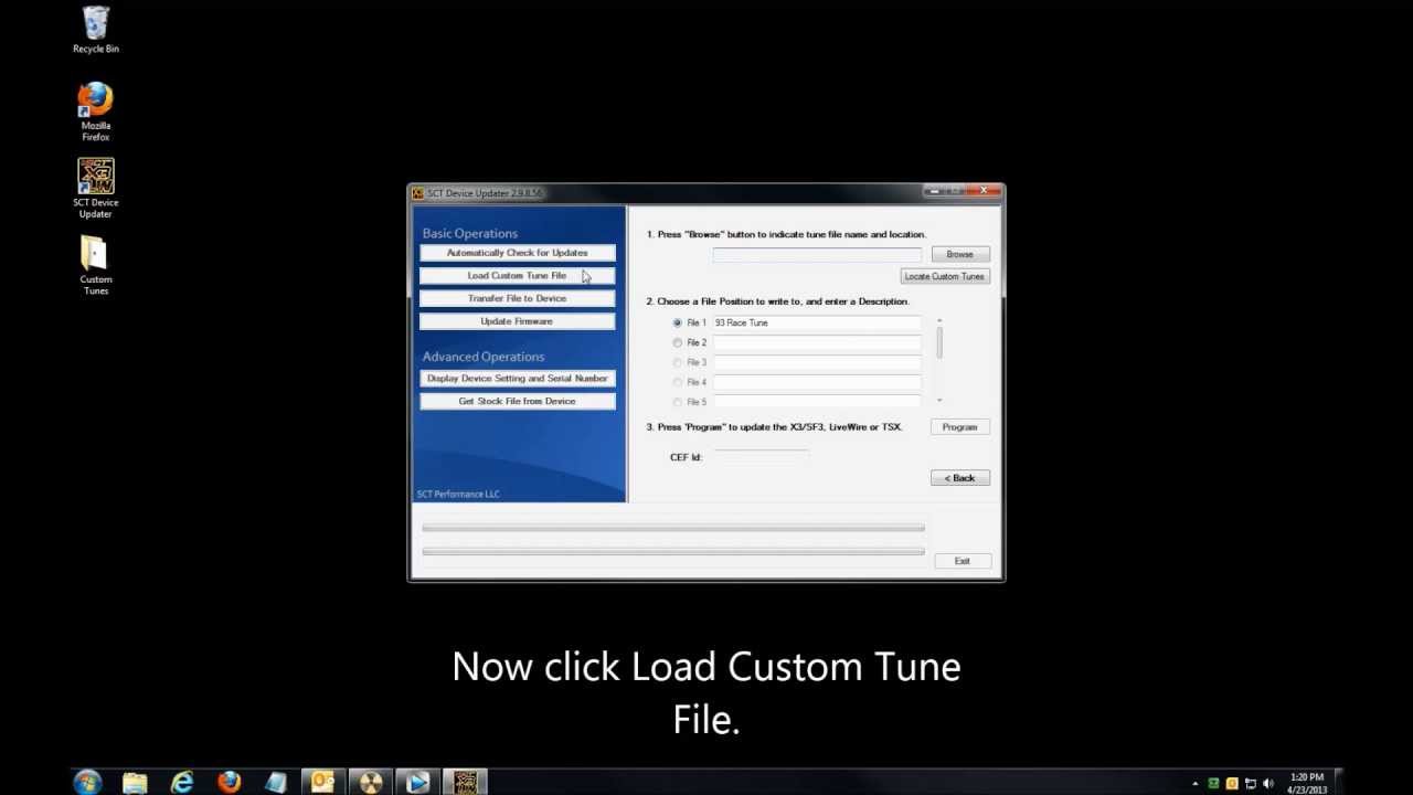 How To Load Custom Tunes