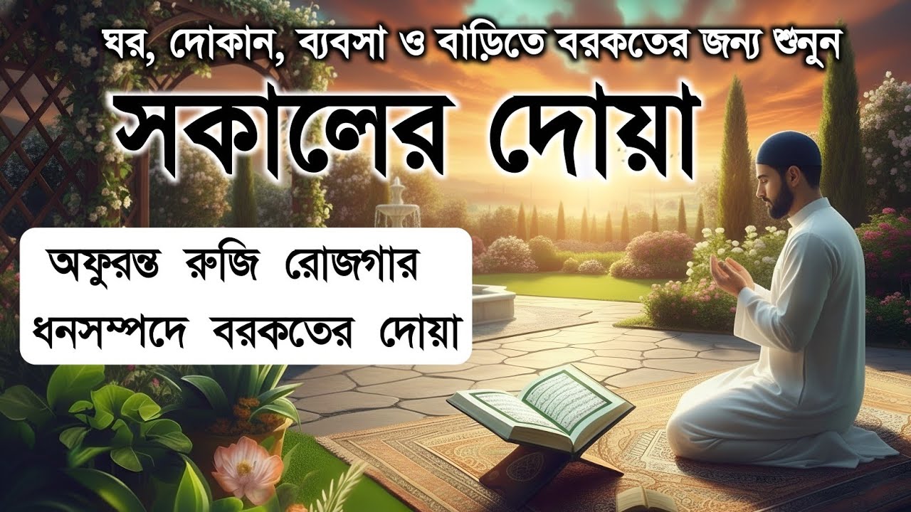 সকালটা শুরু হোক হৃদয় শীতল করা বরকতময় আয়াত দিয়ে। সকালের দোয়া ও জিকির। Morning Dua Full by Alaa Aqel