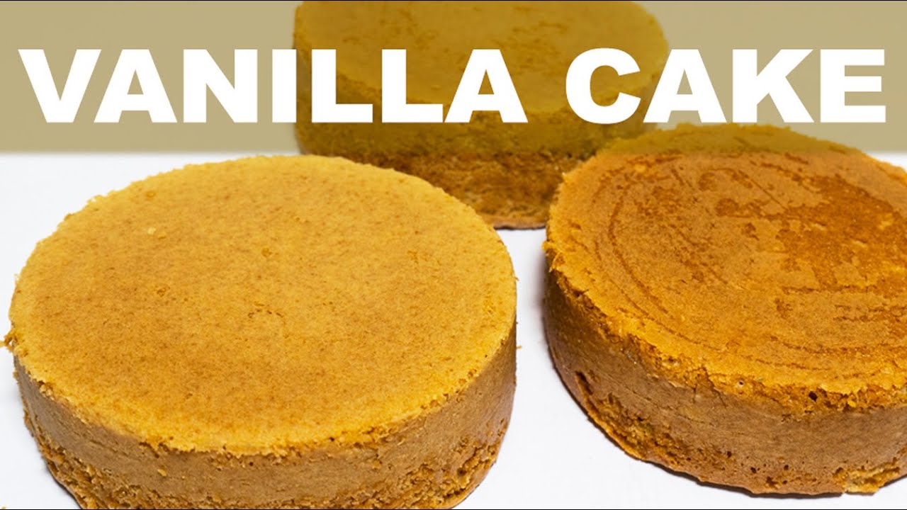 How To Make  Moist Vanilla Cake Without Butter