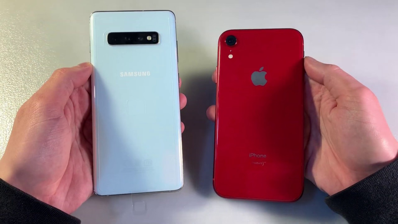 Samsung Galaxy S10+ vs iPhone XR
