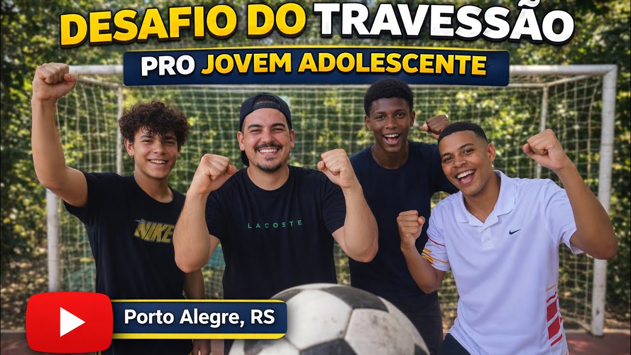 DESAFIO DO TRAVESSÃO - ProJovem Leste 🔥⚽️