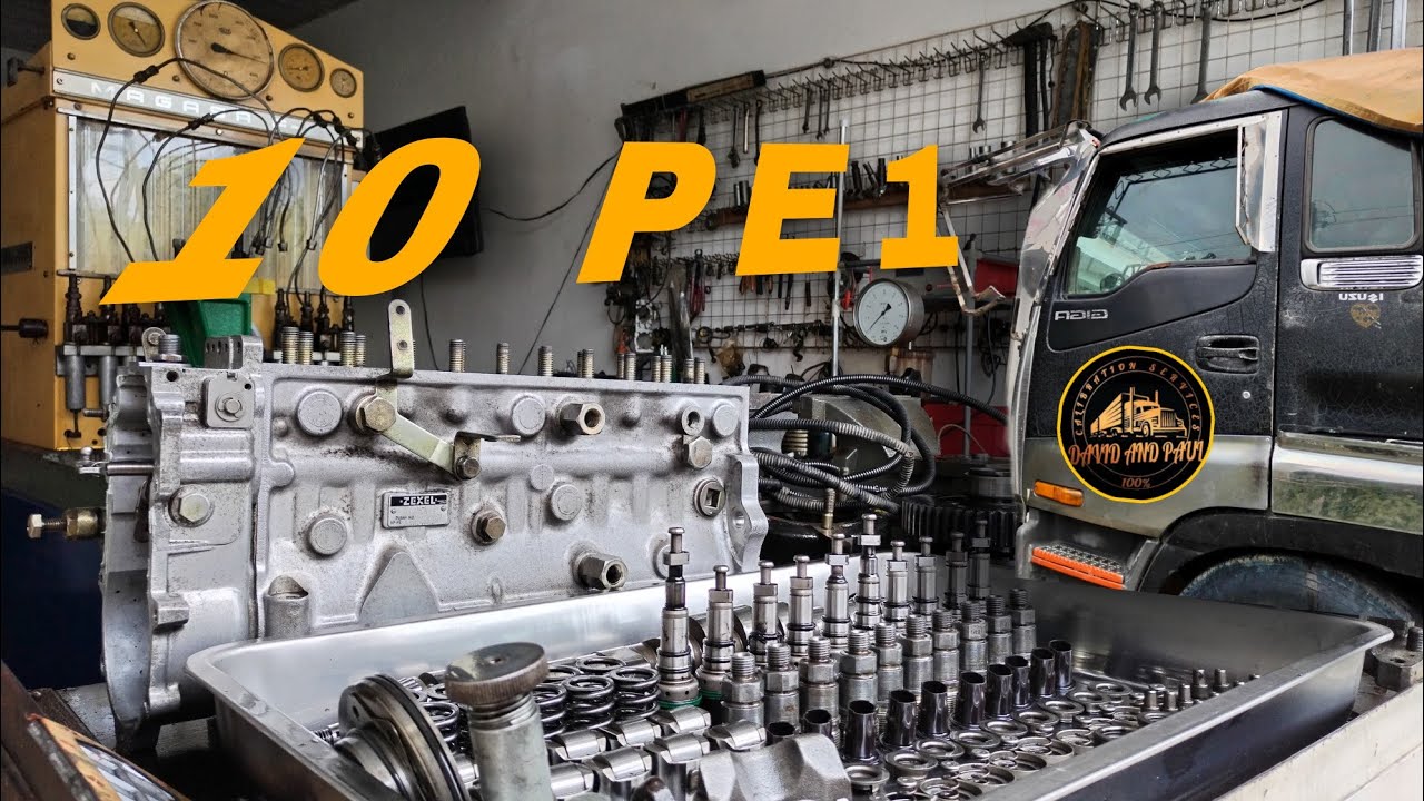 ISUZU 10PE Injection Pump overhaul | timelapse