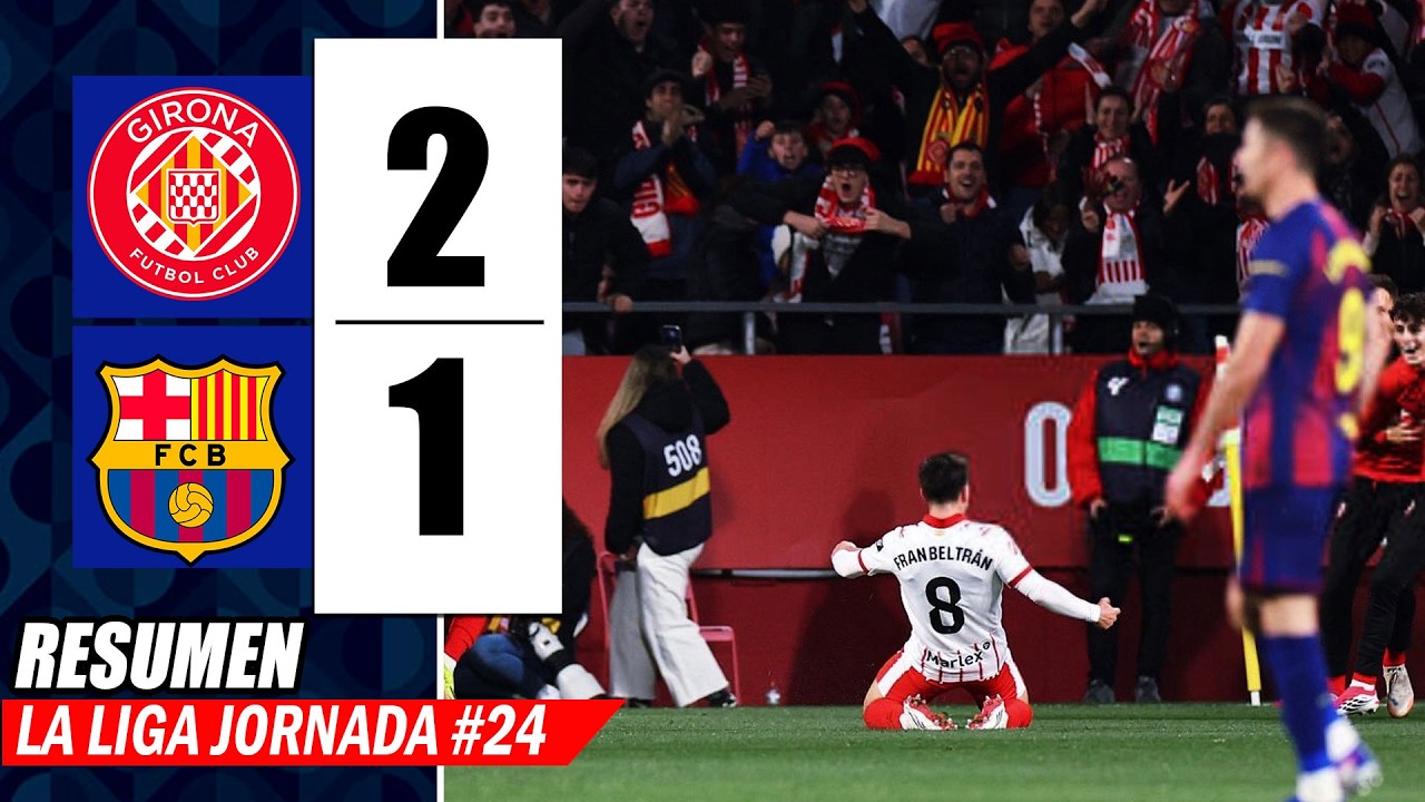 AS&Iacute; GIRONA LE GAN&Oacute; al  BARCELONA 2-1 &iexcl;LA POL&Eacute;MICA del PARTIDO y los GOLES!