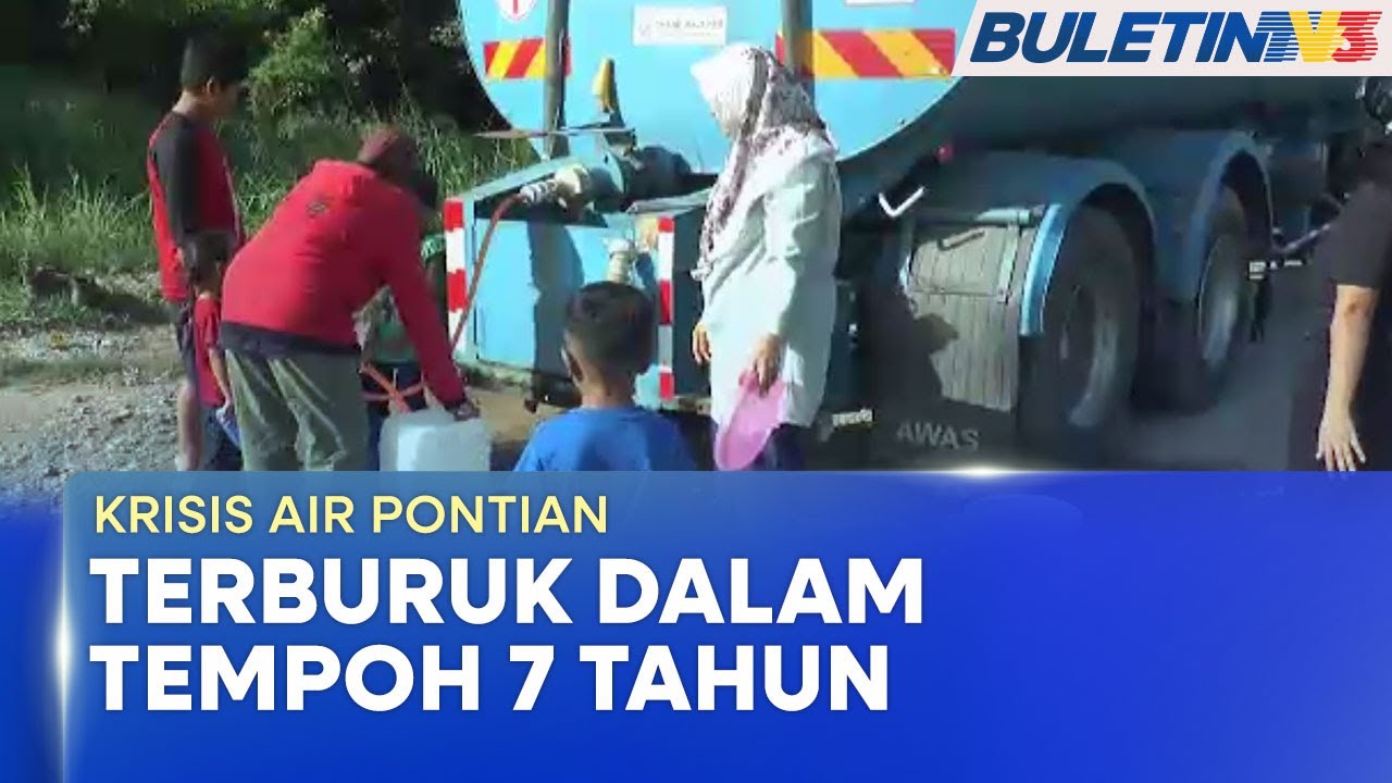 KEMARAU | Air Empangan Susut, Pontian Hadapi Krisis Air Terburuk Sejak Tujuh Tahun Lalu (BU)