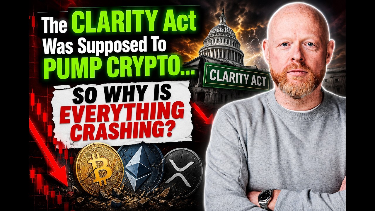 The CLARITY Act Was Supposed To Pump Crypto&hellip; So Why Is Everything Crashing? #bitcoin #xrp #crypto