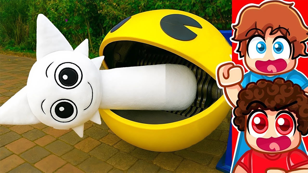 SPRUNKİ Karakterleri vs Parçalayıcı PACMAN!