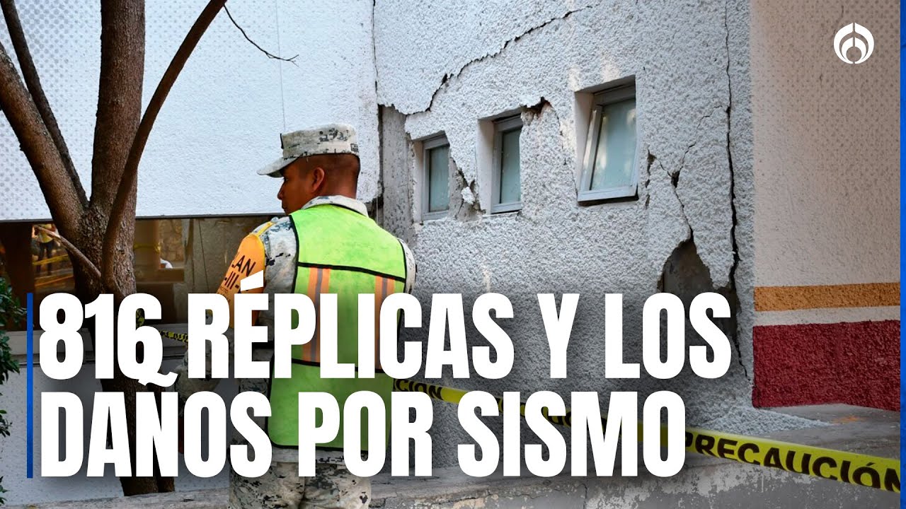 El Ángel y edificios tambaleando, las imágenes que dejó el sismo