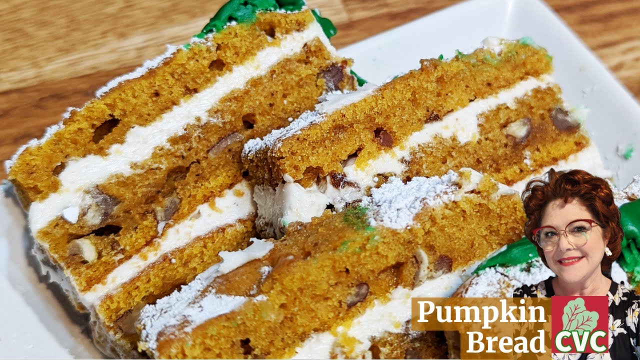 Pumpkin Bread Recipe - Pecan Pumpkin Bar - Southern Cooking