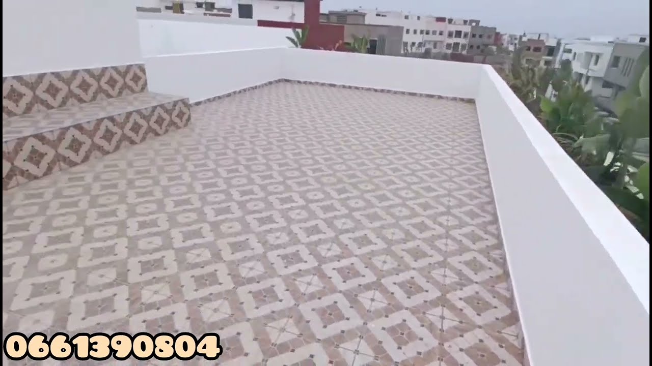 Niveau de villa de 3 façades avec garage a el jadidaCompose 3, 2 salons, GSM 0661390804