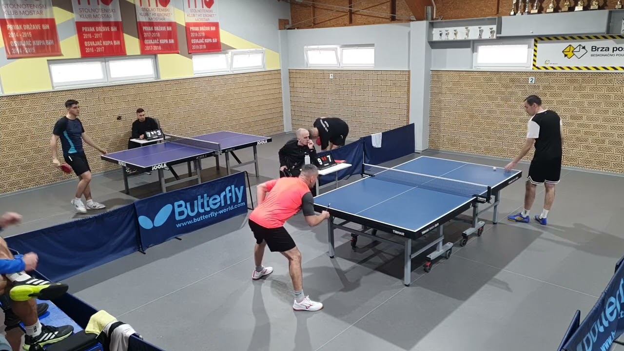Zimski STTR Mostar 26 - 05. Stol 1: 1/8 K. Marić - M. Marić 3:1 , Stol 4: 1/8 M.Kajan - A. Čolpa 3:0