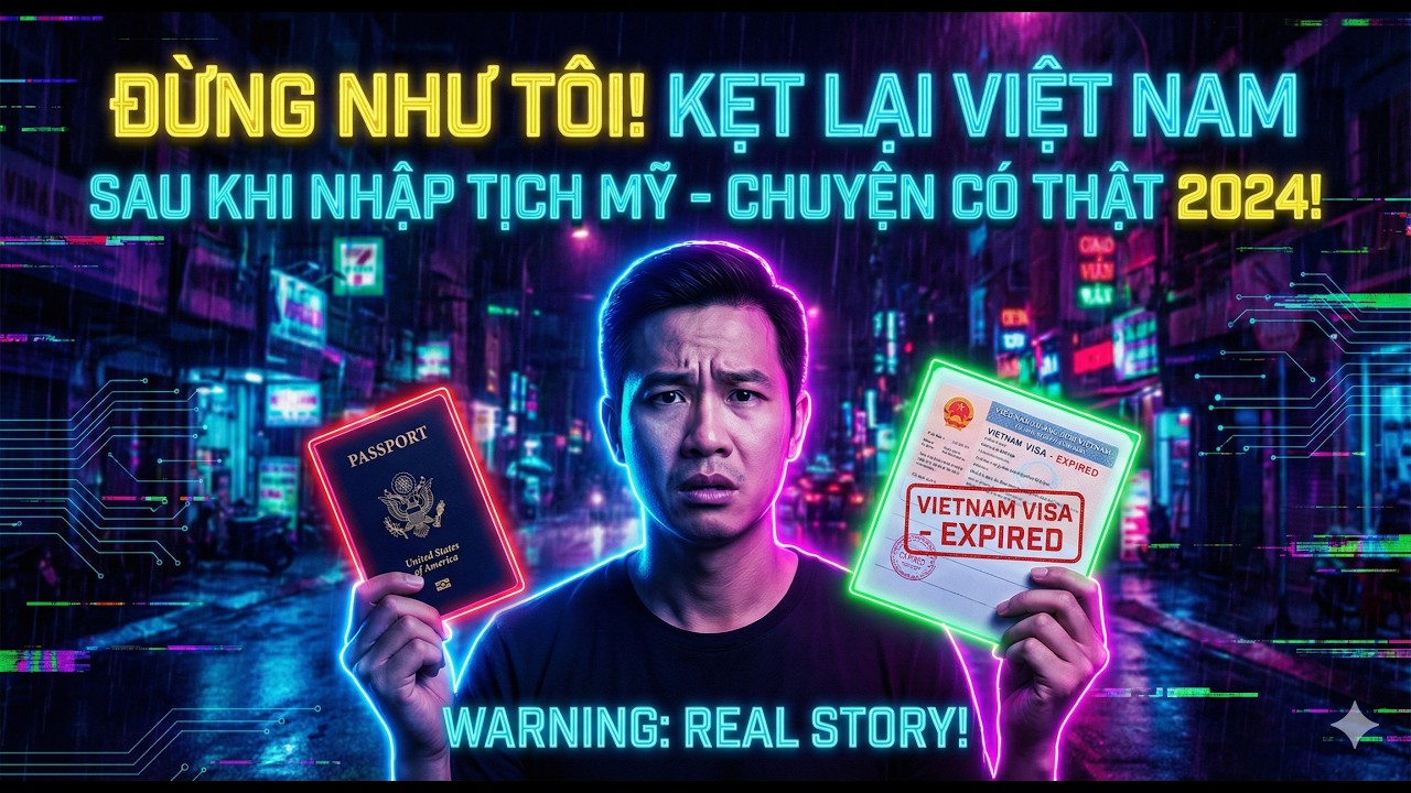 Đừng Như Tôi! Rủi Ro Kẹt Lại VN Sau Khi Nhập Quốc Tịch Mỹ (Chuyện Thật 2024)