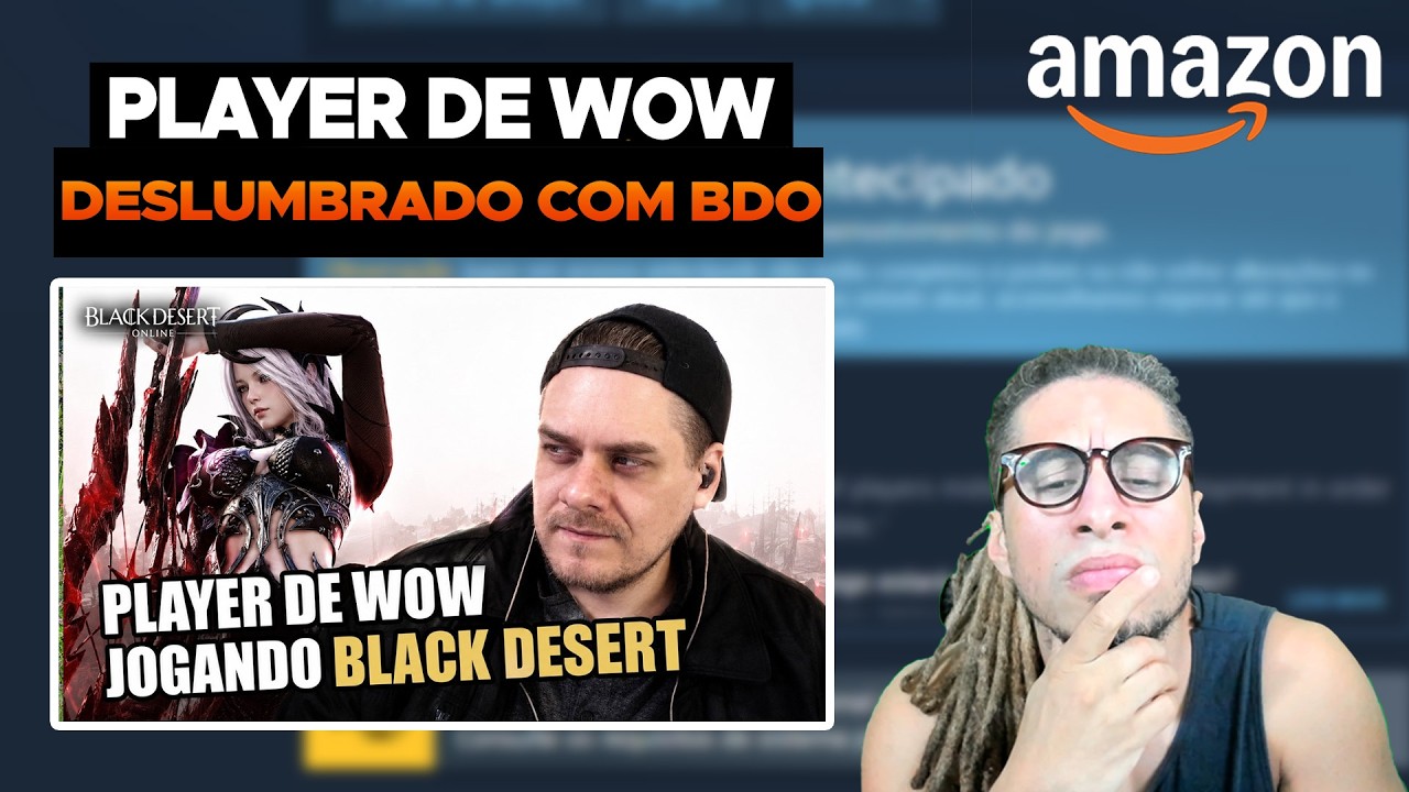 ZEUS REACT: PLAYER DE WOW JOGANDO BLACK DESERT PELA PRIMEIRA VEZ!