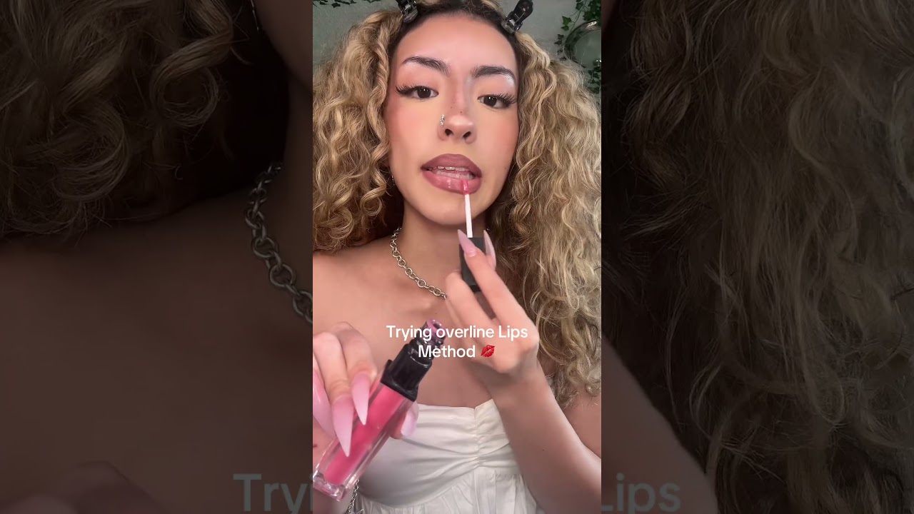 Trying over line lips method