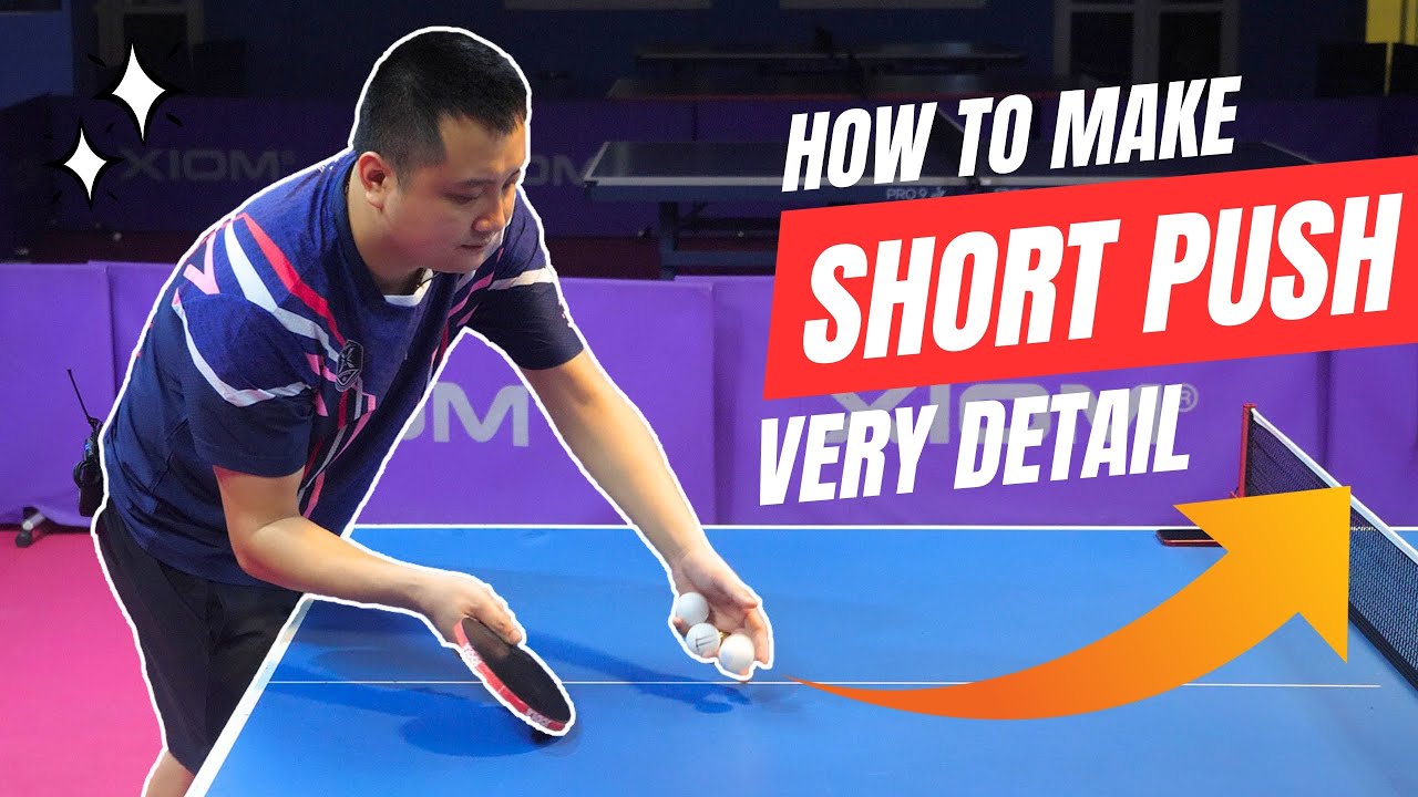 Make a Great Short Push by Grandmaster Hoang Chop! | Table Tennis Tutorial | TTR