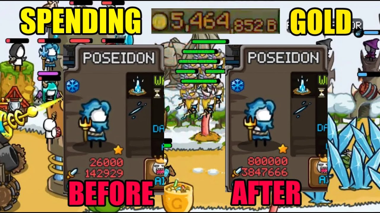 5Quadrillion Gold and 20.6Million Waves in Grow Castle