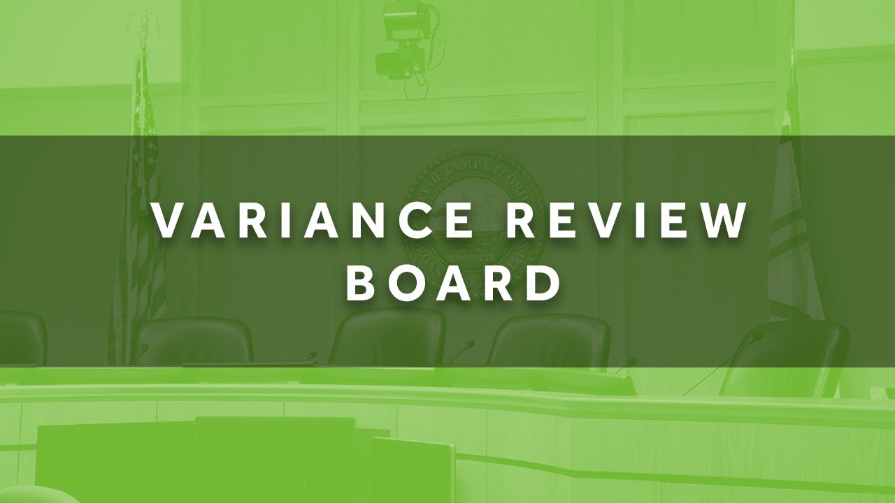 Variance Review Board - 01/13/26