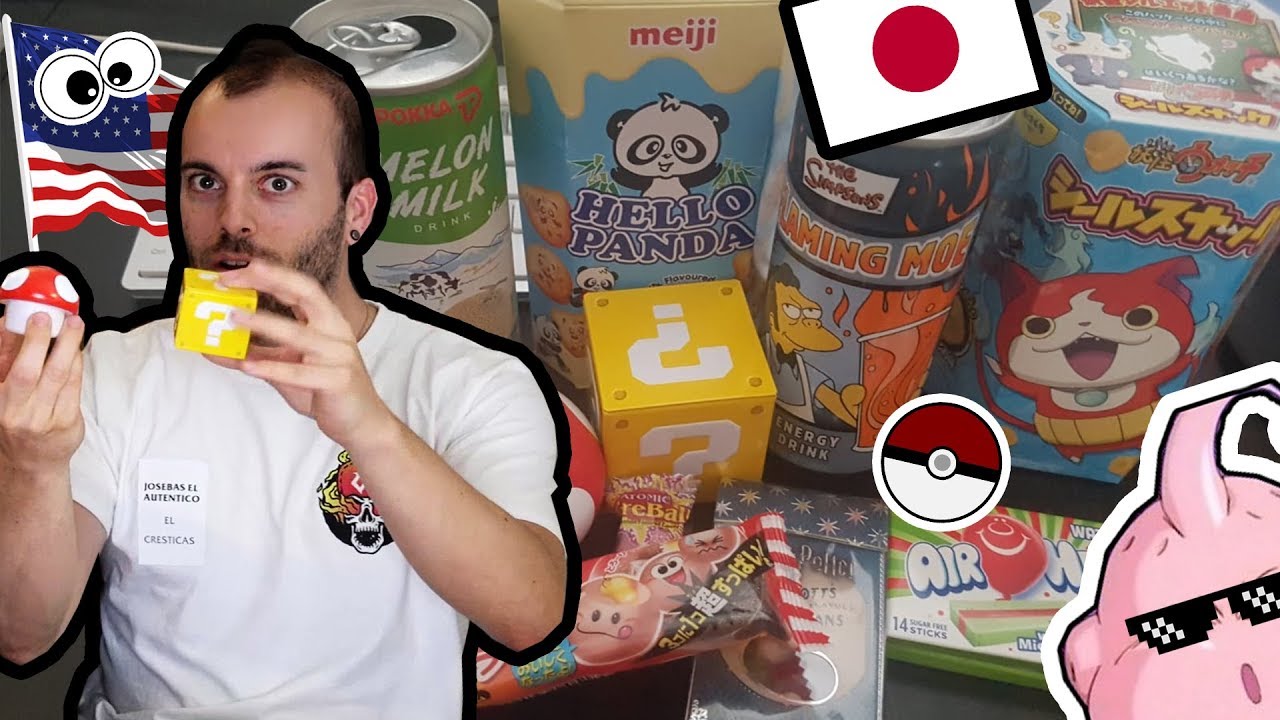 🍟 PROBANDO COMIDA JAPONESA Y DE USA | Con Giorgio y Joselito
