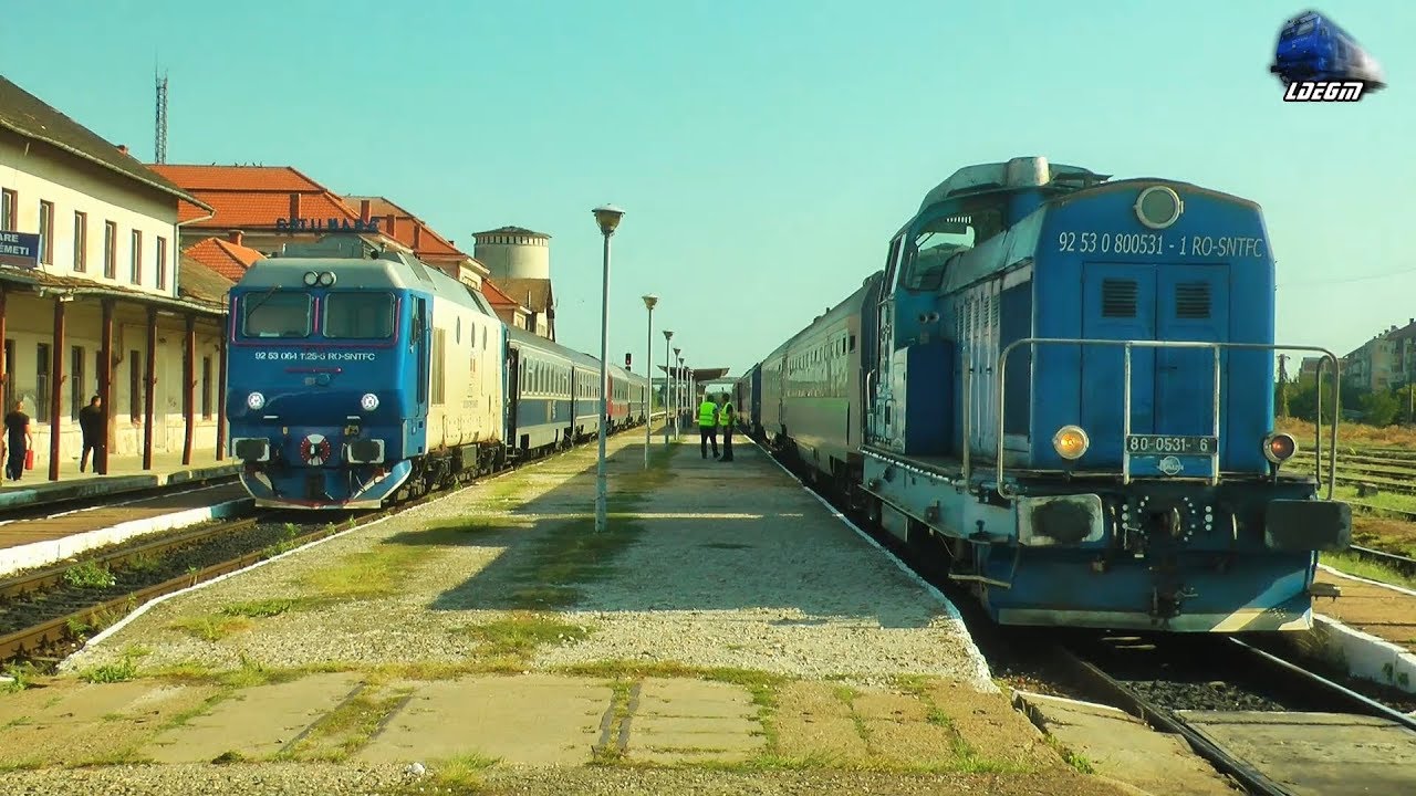 Trenuri & Activitate Feroviară/Trains & Rail Activity in Gara Satu Mare Station - 30 August 2019