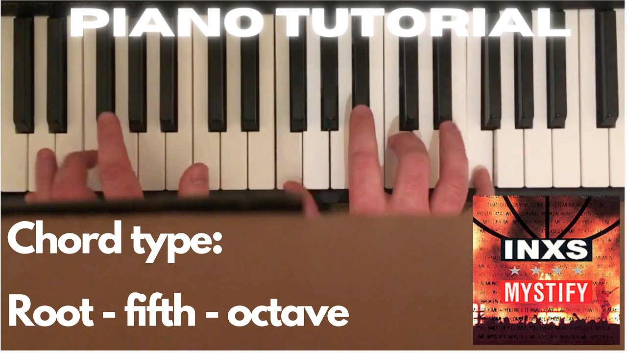 Mystify - INXS (piano tutorial)