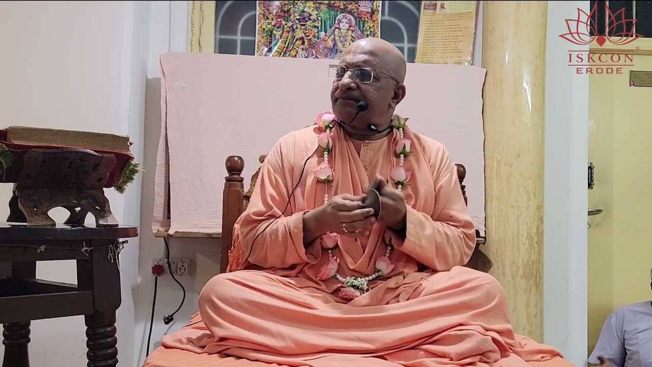 பக்தி என்றால் என்ன? பக்தியின் ருசி?|| பகவத்கீதை 9.22 || HH Bhakti Vinoda Swami Maharaj #iskconerode