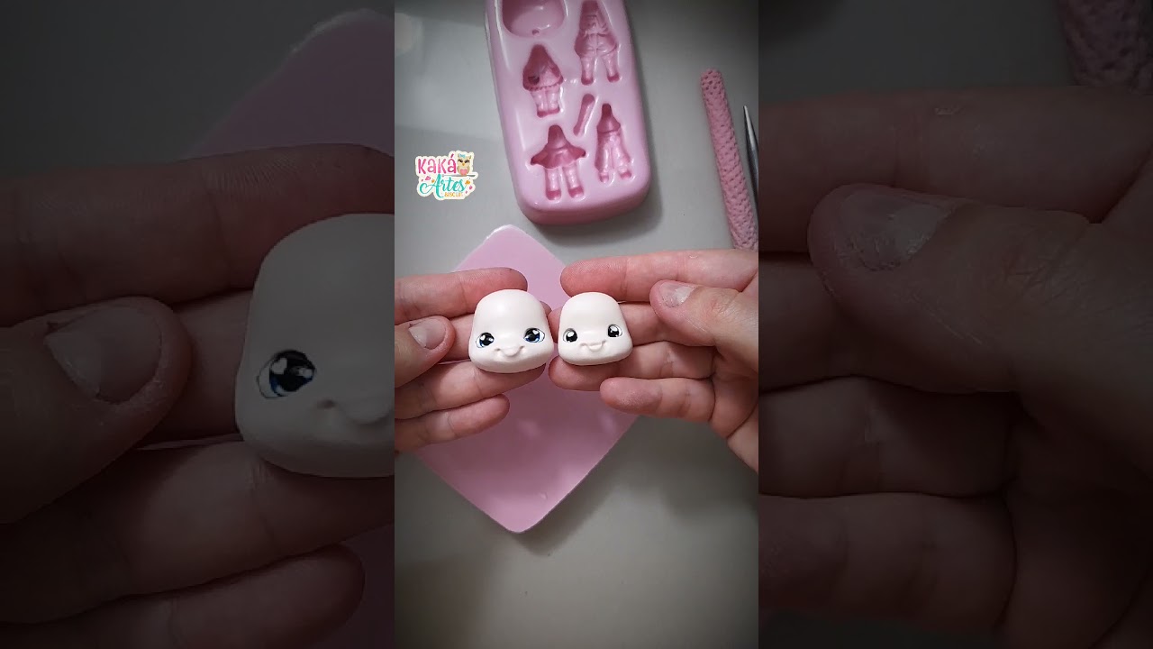 Cabecinhas com boquinha para Apliques -  Moldes Kaká Artes