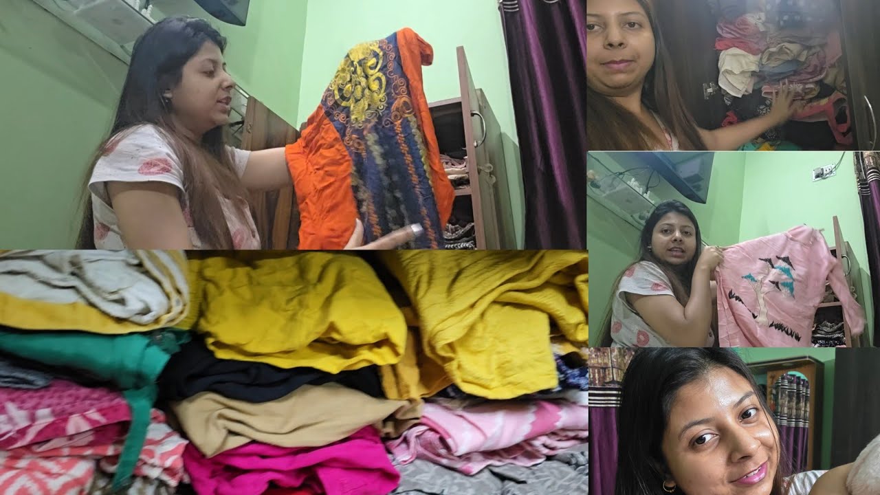 Aj amr wardrobe cleaning day/Donation er jnno onk kta jama sortout krlm|bengali vlog||daiky vlog|