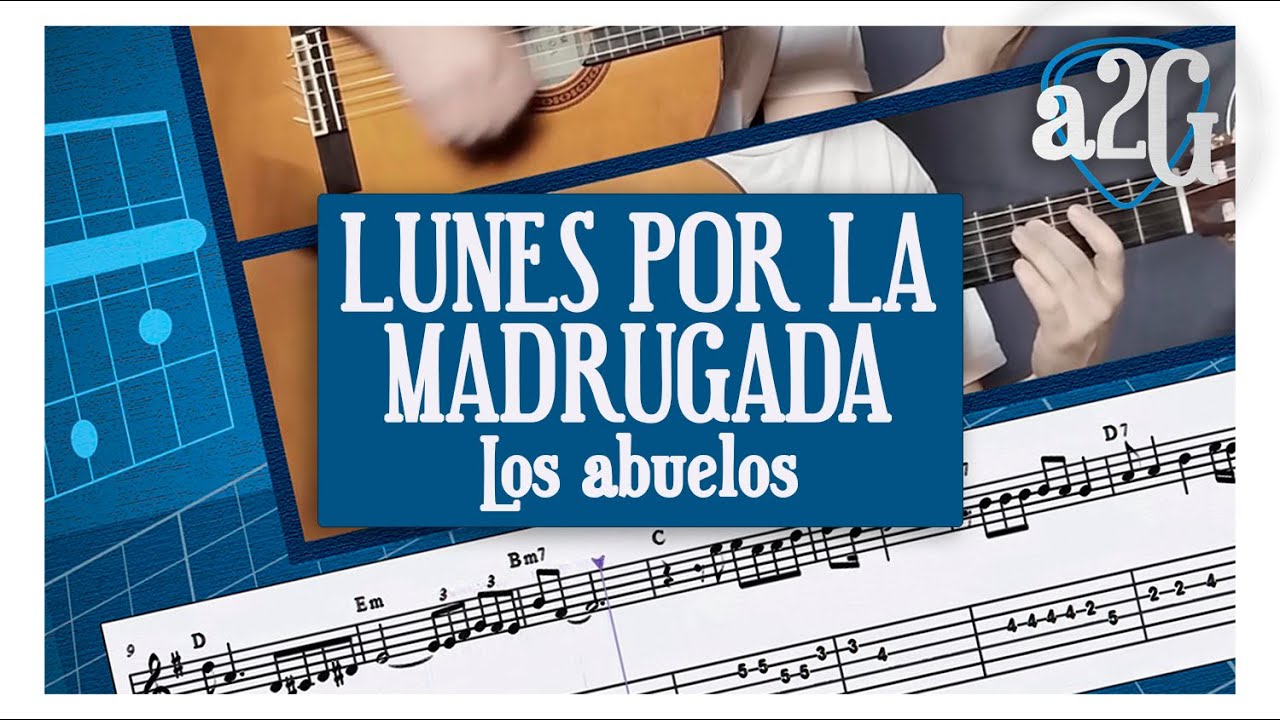 Lunes por la madrugada ▶ A Dos Guitarras | Tutorial con Partitura y Tablatura