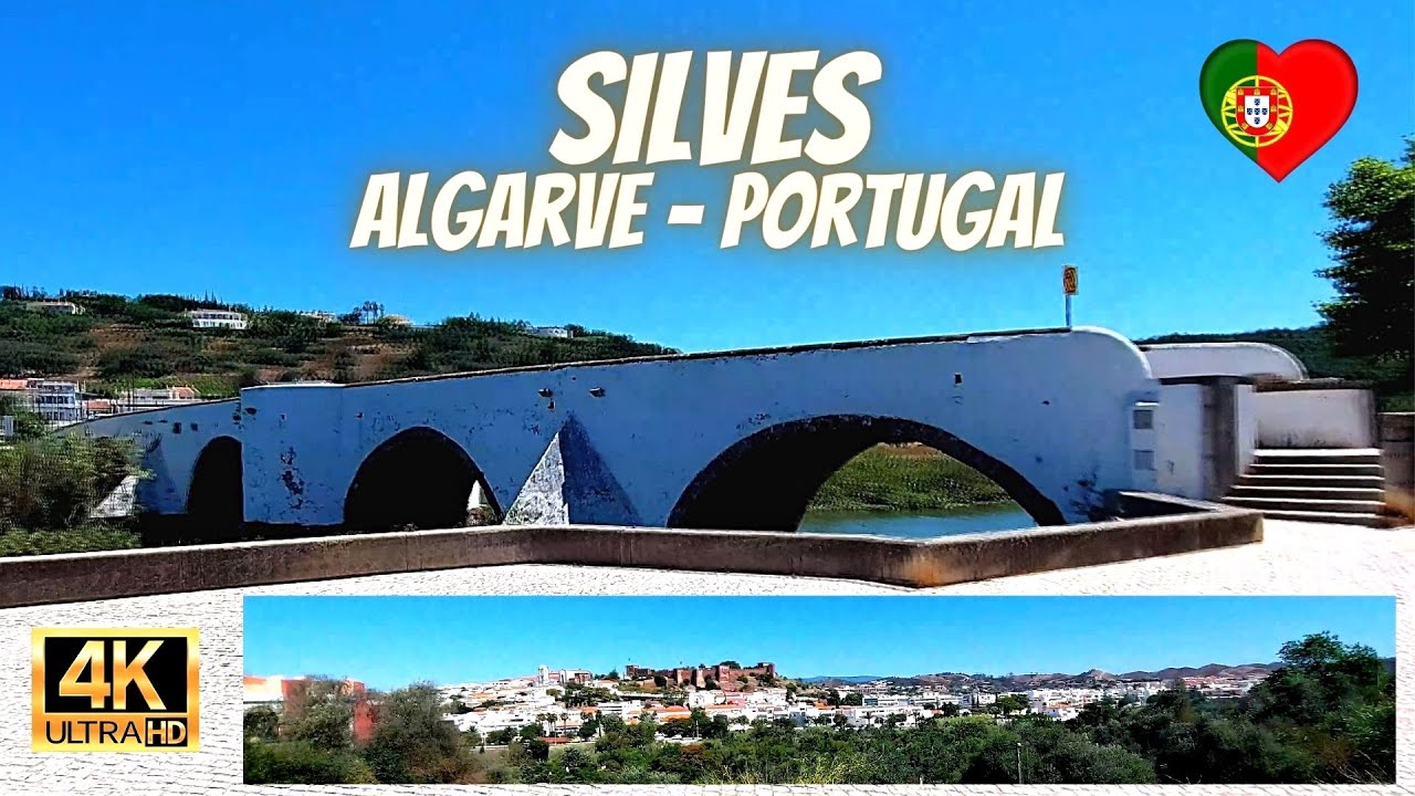 Silves Algarve Portugal Amazing City with a Castle and Medieval Bridge  🇵🇹🌞🏛️