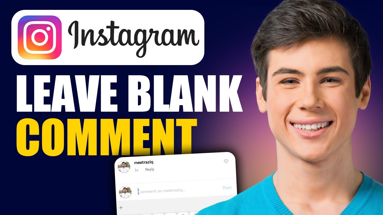 How To Leave A Blank Comment On Instagram | Post Blank Comment On Instagram