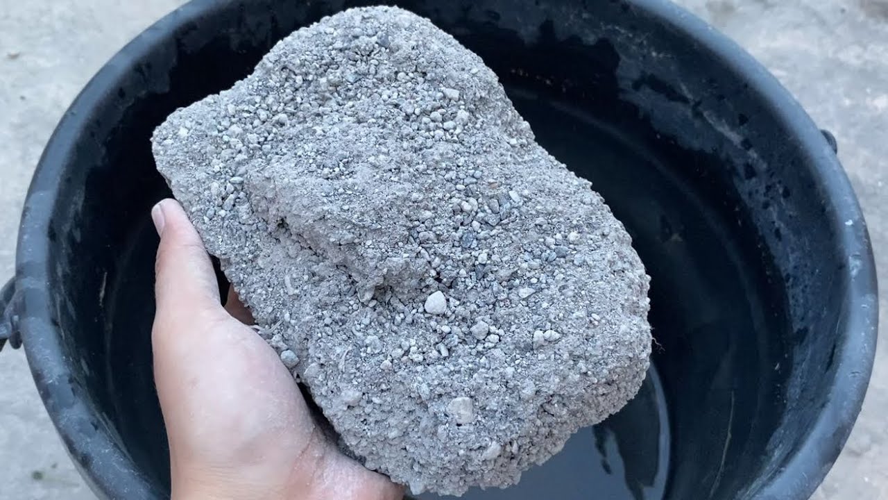 ASMR stone cement water crumbling in bucket 🪣 request done ☑️ subscribe my channel 🥴RS ASMR