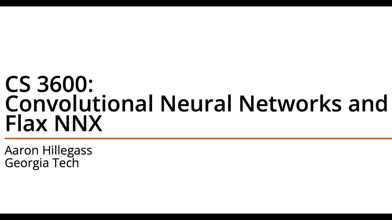 Convolutional Neural Nets and an Introduction to Flax NNX