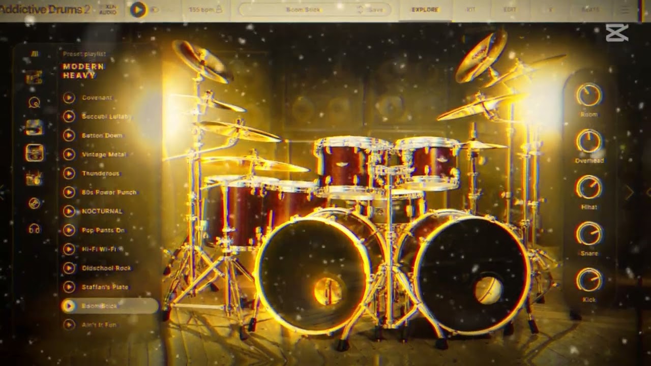 NEW LIBRARY Addictive Drums 2 Modern Heavy Ad Pack