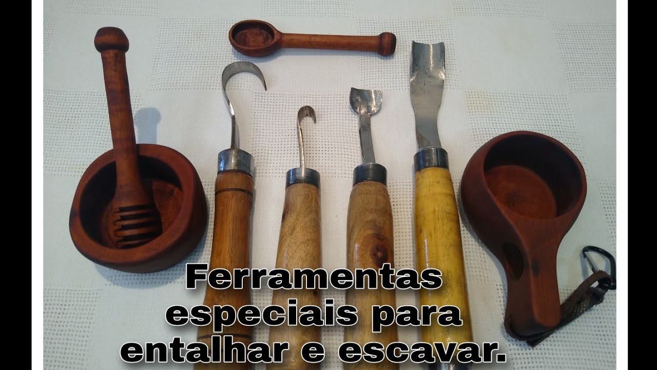 Formão para entalhe. Ferramentas especiais para entalhar e escavar.  *041