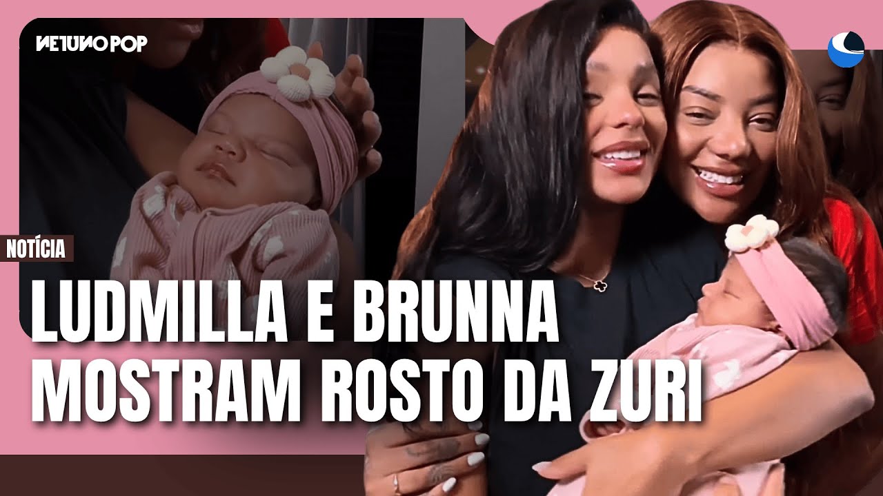 Muito fofa! Ludmilla e Brunna Gonçalves mostram pela 1ª vez rosto da filha Zuri