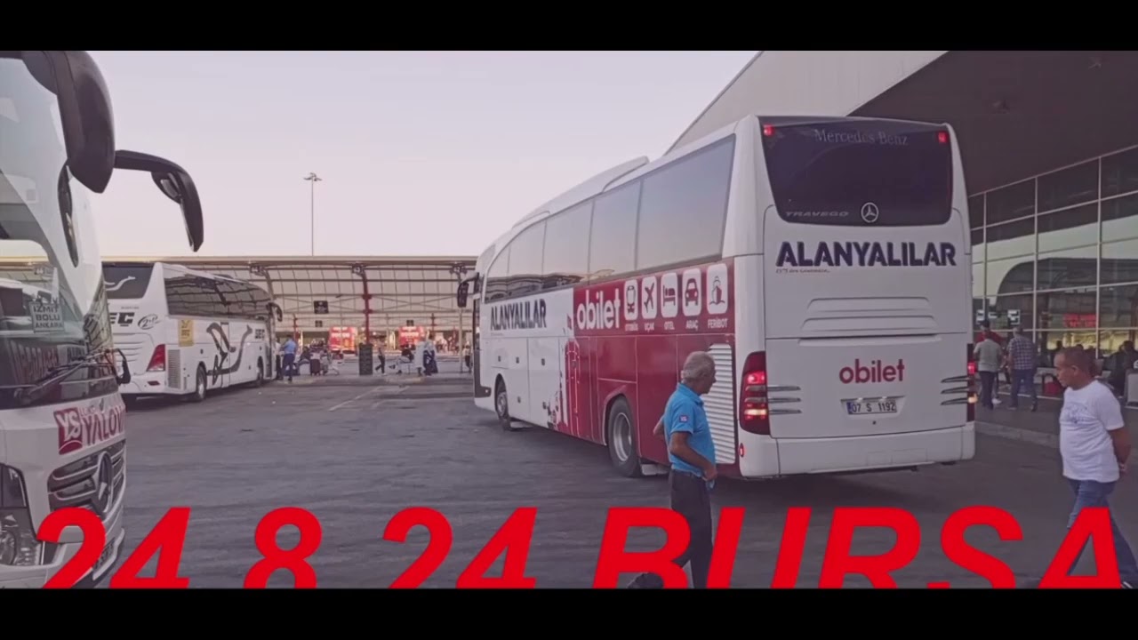 ALANYALILAR İSTANBUL BURSA KÜTAHYA AFYON BURDUR ANTALYA ALANYA MAHMUTLAR  OTOBÜS