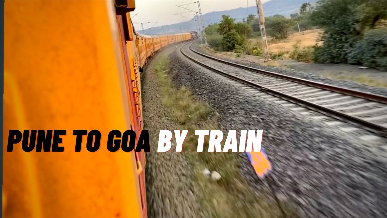 Pune to Goa by Train | First time experience 😍 | Sumit Vlogs