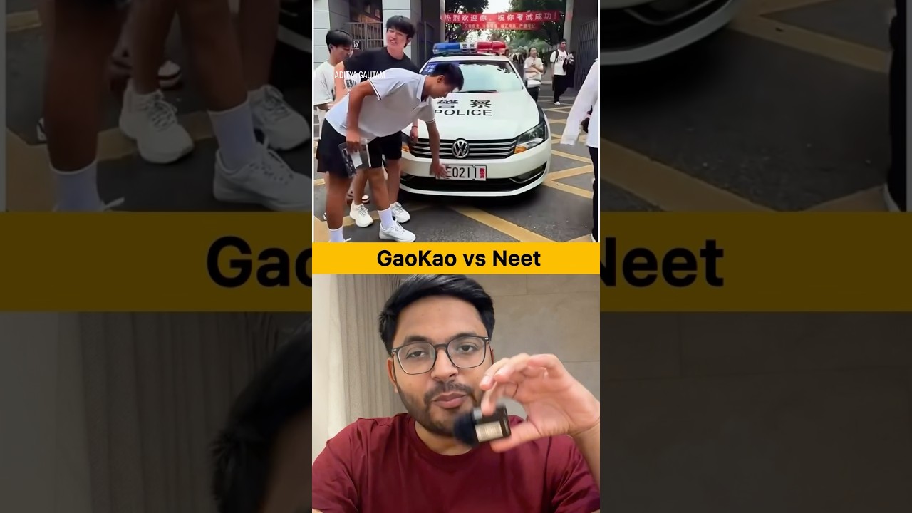 Gaokao exam tradition in china vs neet leak in india #trending #china #neet