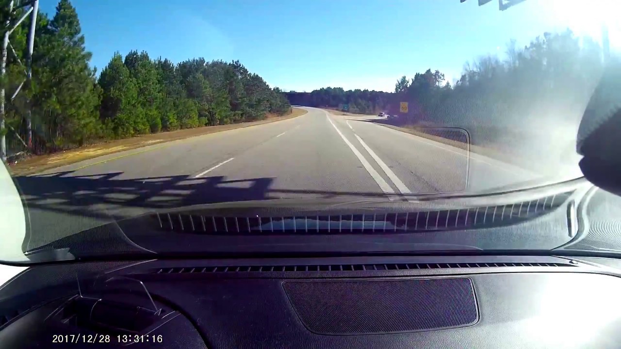 Near Head on collision on highway on-ramp!