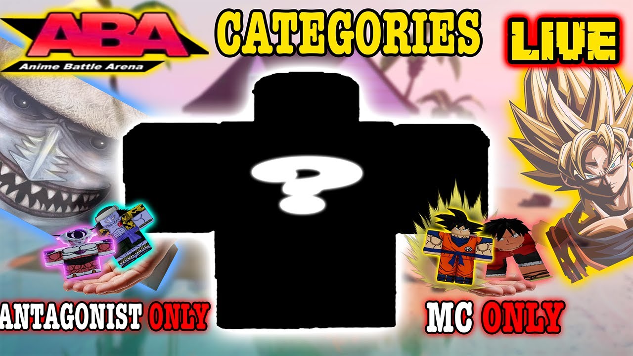 First Time Playing ABA Categories LIVE with Res & RMD so JOIN UP!! |Anime battle arena