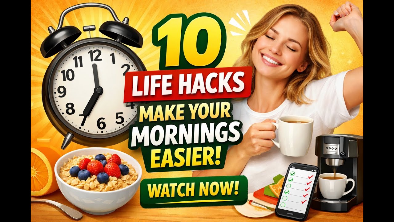 10 Life Hacks That Will Make Your Mornings Easier! | Start Your Day Right