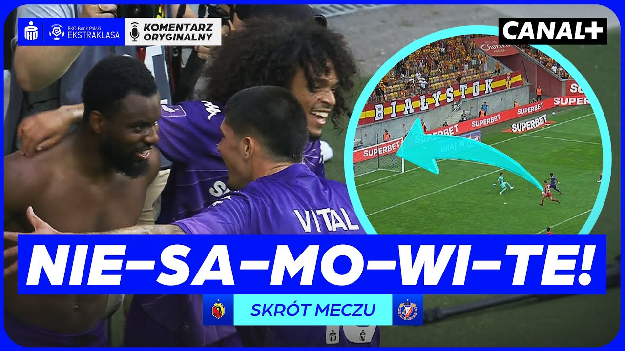 Z 1:2 NA 3:2 W DOLICZONYM CZASIE! EKSPLOZJA RADOŚCI W BIAŁYMSTOKU! JAGIELLONIA - WIDZEW, SKRÓT MECZU